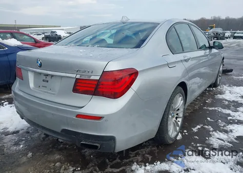 2013 BMW 750I xDrive from USA, damaged, VIN WBAYB6C52DC998192